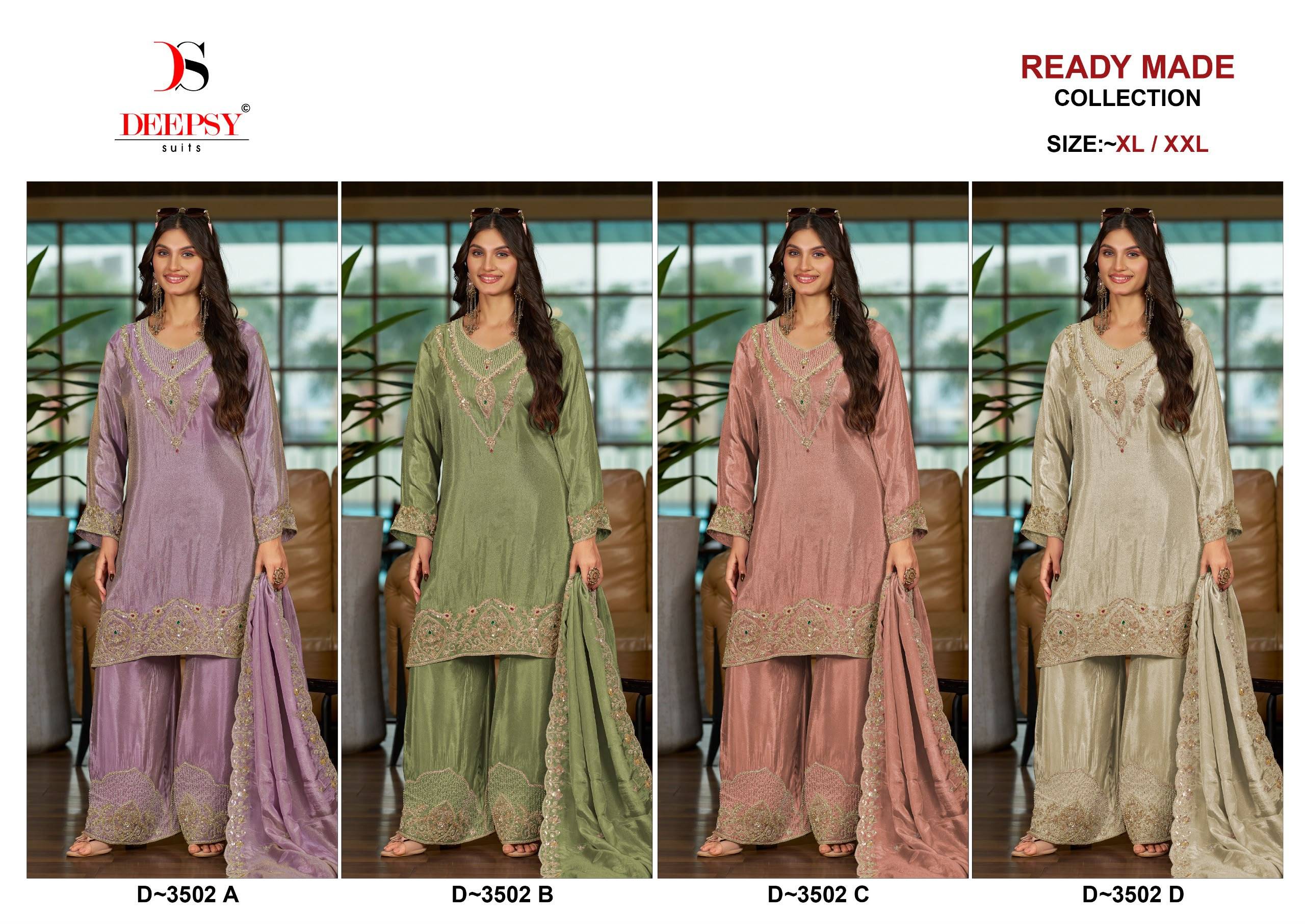 D-3502 SERIES BY DEEPSY SUITS Pakistani Suits Colorful Ethnic Wear Pure Viscouse Readymade Dresses At Wholesale